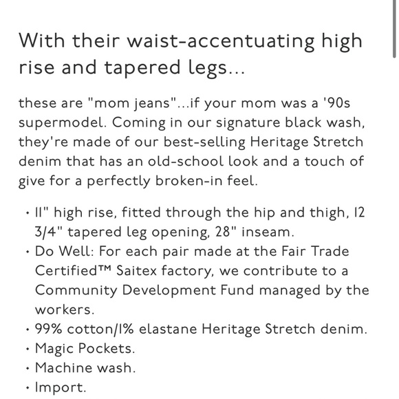 Madewell Perfect Vintage Jean Lunar Wash - Picture 2 of 6